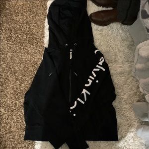[Calvin Klein] cropped jacket